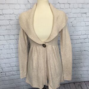 BANANA REPUBLIC SHAWL COLLAR SWEATER